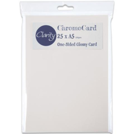 Clarity card chromo A5 50 stuks