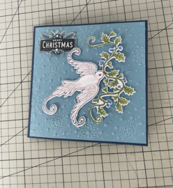 pop up kaart met embossing en weer een ander mechanisme