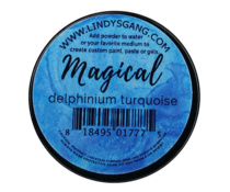Lindy's stamp gang magical delphinium turquoise