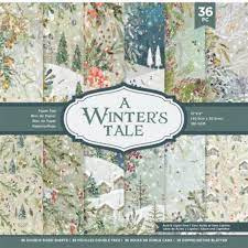 Craft Consortium paper pad a winter's tale   12" x 12 "