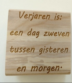 verjaren is: een dag zweven