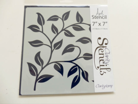 Clarity Stencil – Double Vine (7x7")  25