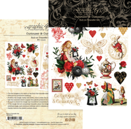 Curiouser & Curiouser Rub-on Transfers – Breng een vleugje Wonderland in je project