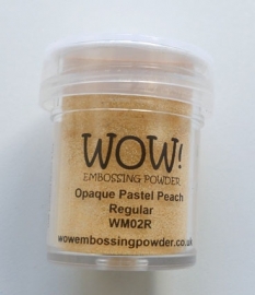 WOW embossing powder opaque pastel peach  WM02R