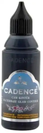 Cadence glas en porseleinverf conteur  sivah black-krachtige lijnen en contrast op glas & porselein