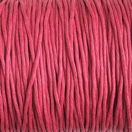 Waxdraad roze - 1mm