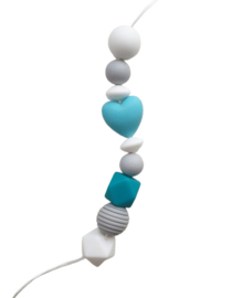 Siliconen kralenmix Love Sea