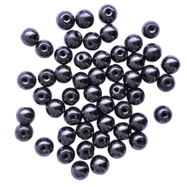 Hematite kraal -  ca. 8mm