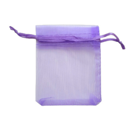 Organza zakje small paars