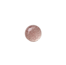 Cabochon resin glitter lichtroze