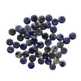 Natuursteen kralen sodaliet navy blue