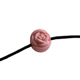 Siliconen kraal tulp lichtroze