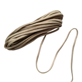 Veter imitatie-suede zandbeige