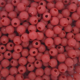 Acryl kraaltje donkerrood - ca. 6mm