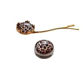 Cabochon luipaard - 14mm