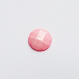 Cabochon marble pink - 15mm
