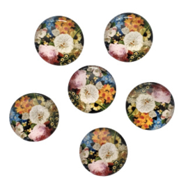 Cabochon flower romance