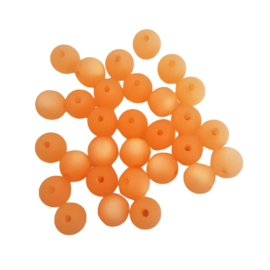 Polaris kraal mat rond pastel orange - 8mm