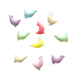 Acryl kralenmix dolfijn