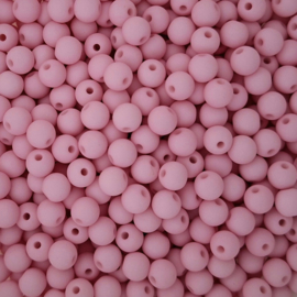 Acryl kraaltje mat lichtroze - ca. 6mm
