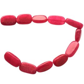 Natuursteen kraal agaat magenta