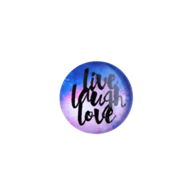 Cabochon Live Laugh Love - 16mm