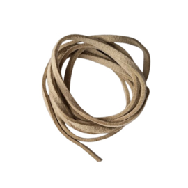 Veter imitatie-suede zandbeige