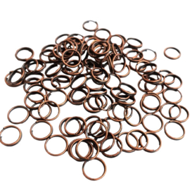 Buigringetjes koper 10 stuks - 8mm
