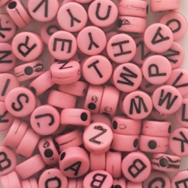 Alfabetkralen roze - kies je letter
