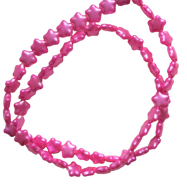 Glasparel ster roze