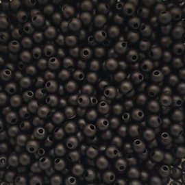 Acryl kraaltje zwart - ca. 4mm