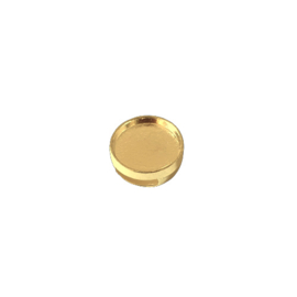 Setting schuifkraal goud voor 12mm cabochon