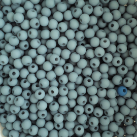 Acryl kraaltje mat licht grijsblauw - ca. 4mm