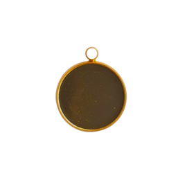 Lichte setting/hanger goud voor cabochon 16mm