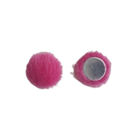 Cabochon bont roze