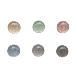 Cabochon resin glitter lichtroze