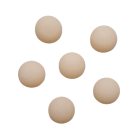 Polaris cabochon mat beige - 12mm