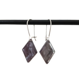 Resin hanger ruit grijs