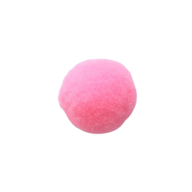 Pompom roze - ca. 18mm