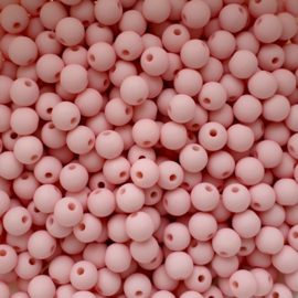 Acryl kraaltje mat pastelroze - ca. 6mm