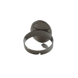 Ring ovaal stainless steel