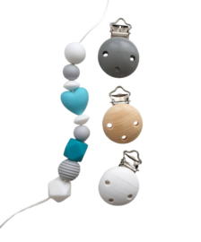 Siliconen kralenmix Love Sea