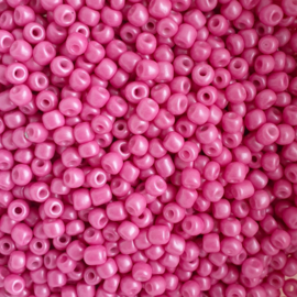 Rocailles silk roze - 6/0 (4mm)