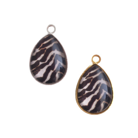 Cabochon zebraprint