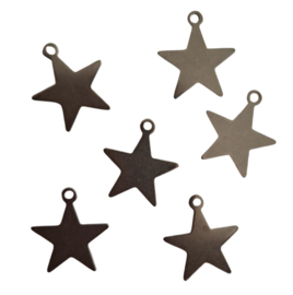 Bedel ster antiek-zilver