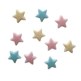 Acryl kralenmix ster pastel