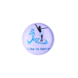 Cabochon I like to dance - 16mm