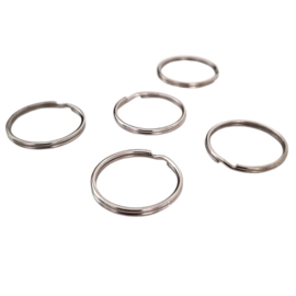 Metalen sleutelringen rond - ca. 24mm