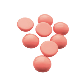 Polaris cabochon coral pink - 12mm