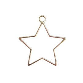 Hanger ster antiek-zilver